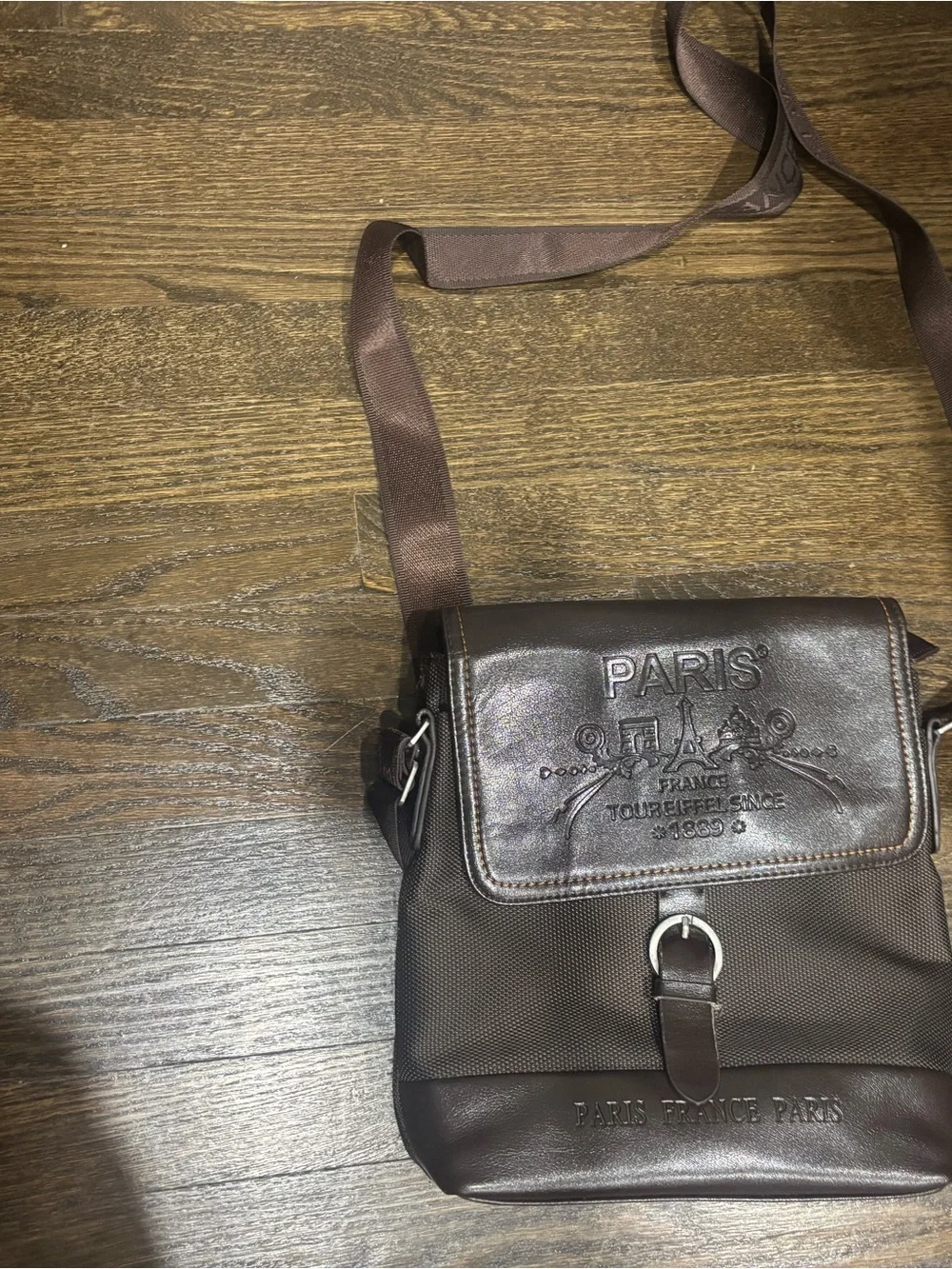 Paris Brown Crossbody Men's Bag